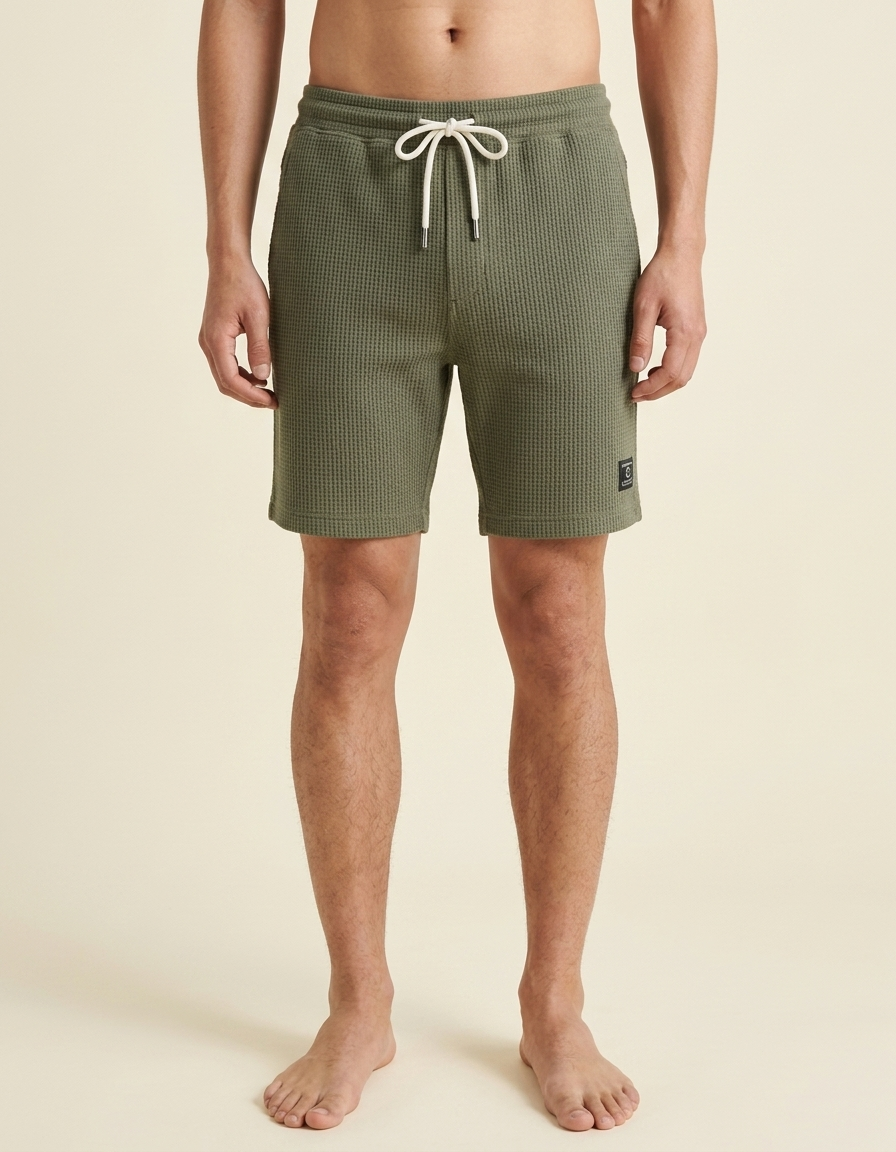 Marcel | Bermuda sastre ligera para hombre - Verde