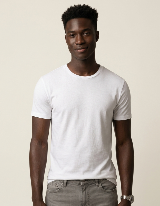 Mateo | Camiseta básica de algodón para hombre