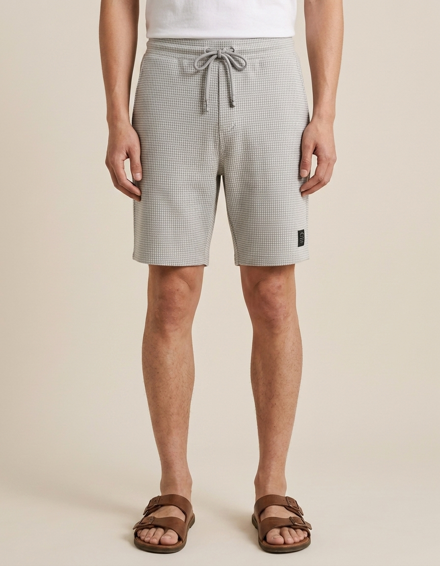 Marcel | Bermuda sastre ligera para hombre - Gris