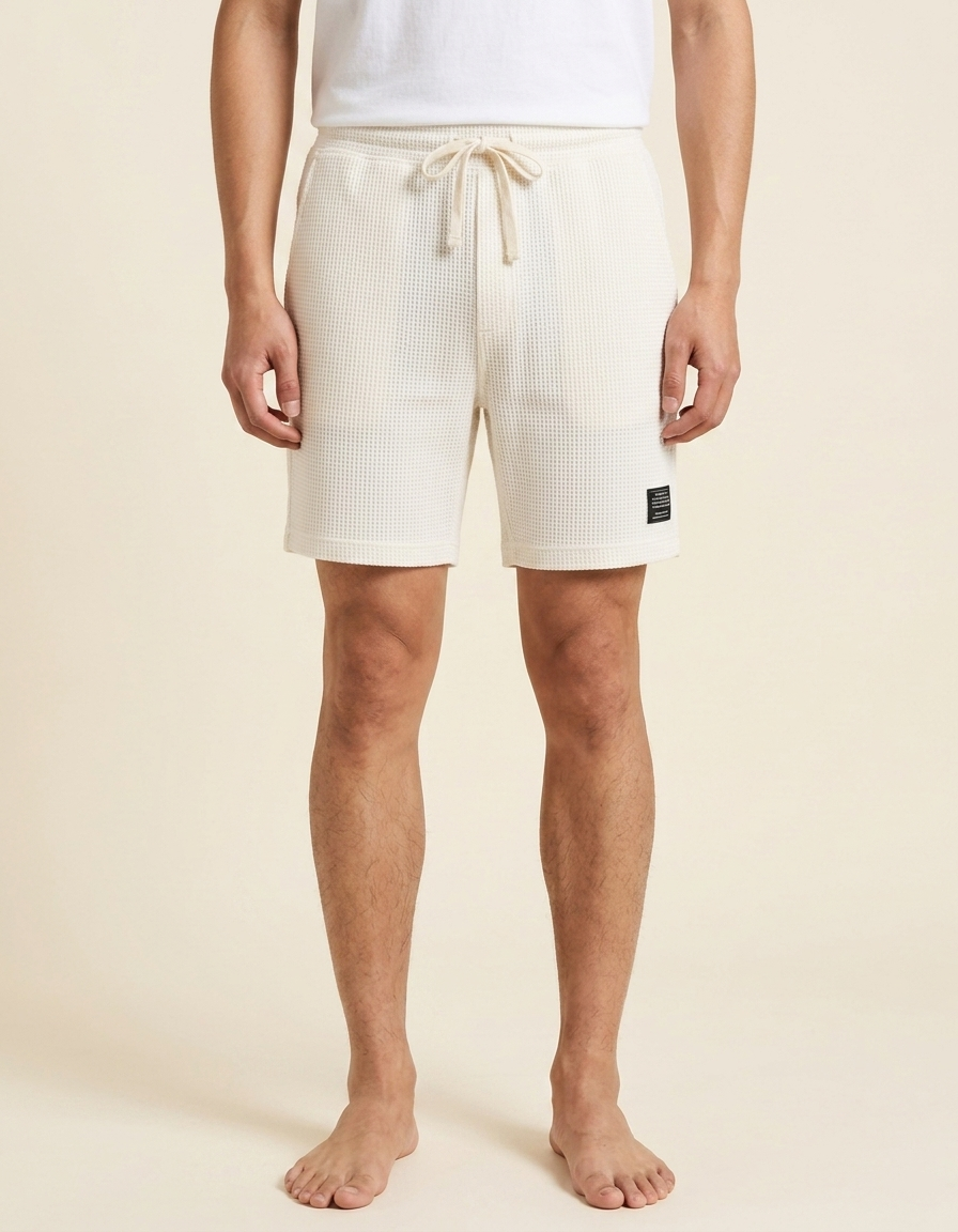 Marcel | Bermuda sastre ligera para hombre - Blanco