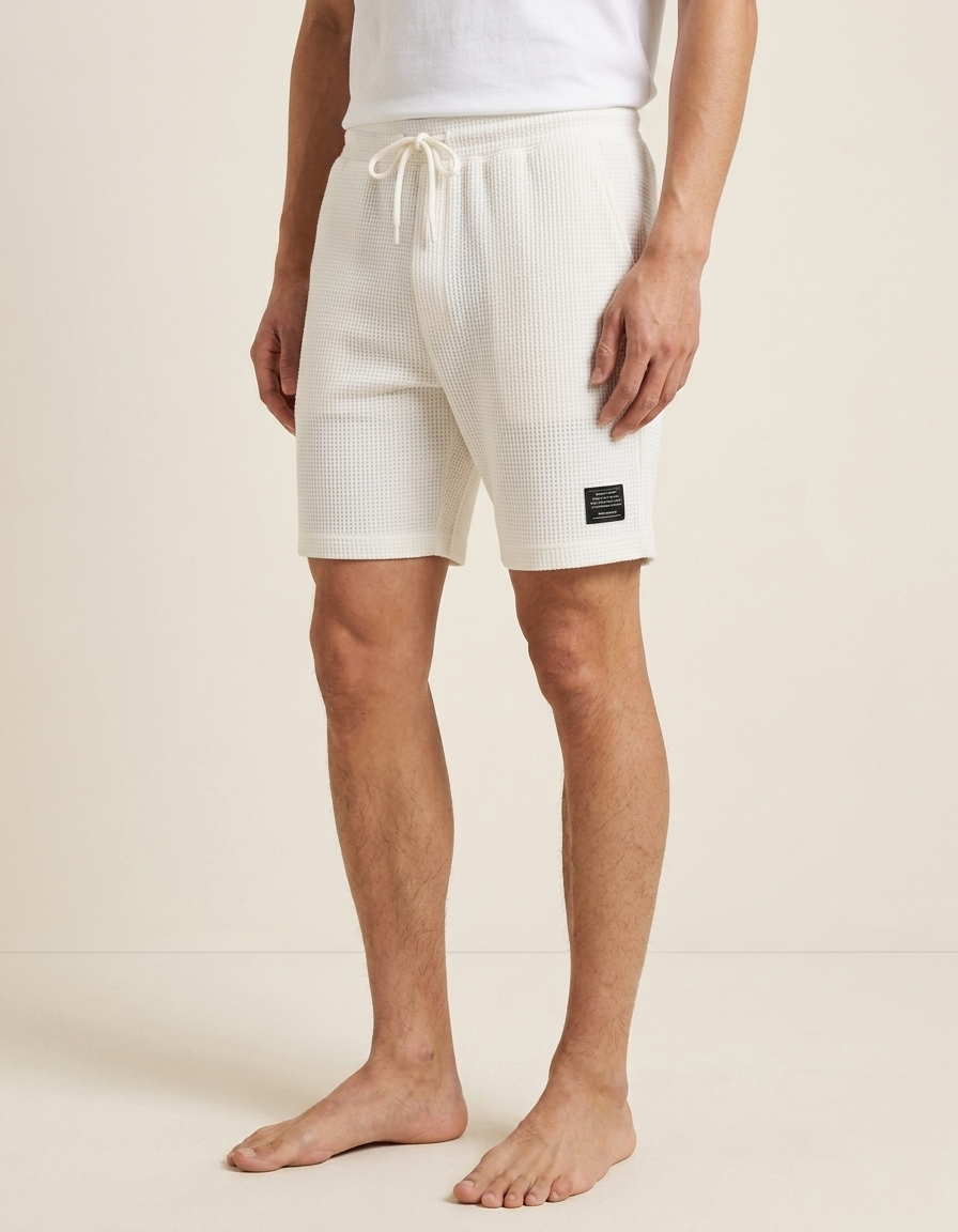 Marcel | Bermuda sastre ligera para hombre - Blanco