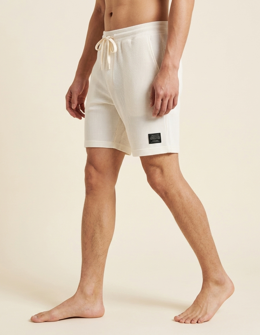 Marcel | Bermuda sastre ligera para hombre - Blanco