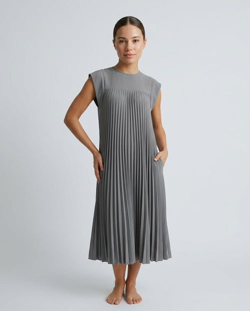 Ana | Vestido Largo Plisado de Verano