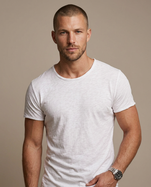Mateo | Camiseta básica de algodón para hombre