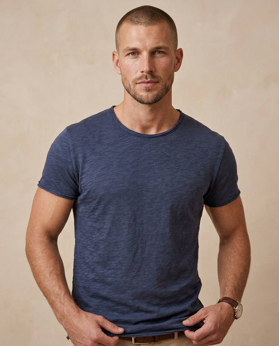 Mateo | Camiseta básica de algodón para hombre
