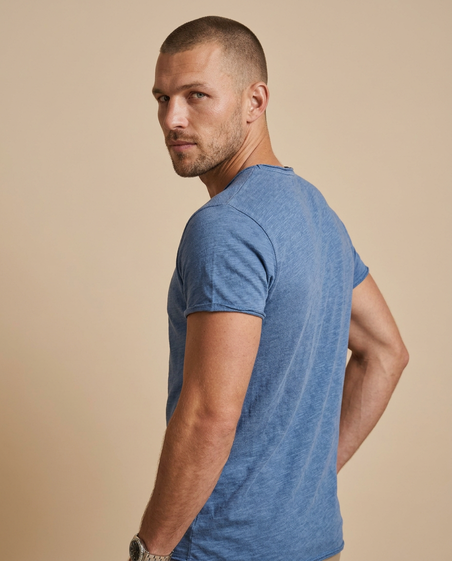 Mateo | Camiseta básica de algodón para hombre