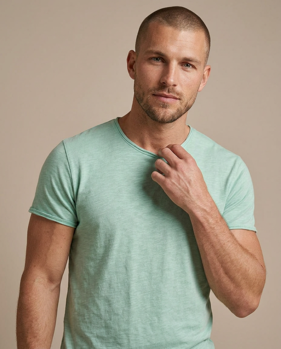 Mateo | Camiseta básica de algodón para hombre