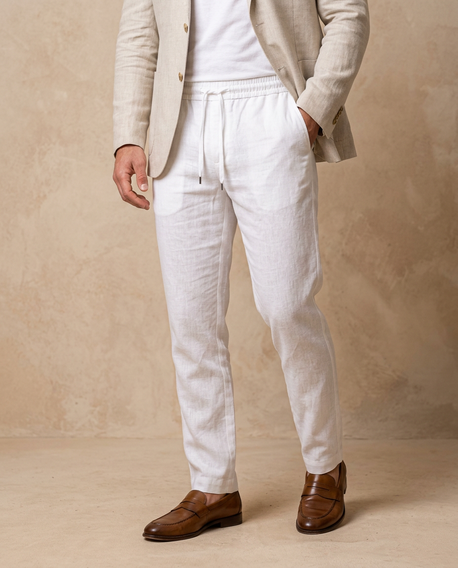 Sandro | Pantalón de lino ligero para hombre