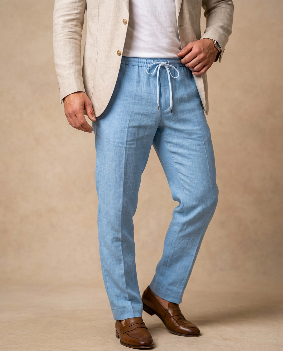 Sandro | Pantalón de lino ligero para hombre