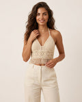 Zahara | Top crochet ajustable para mujer