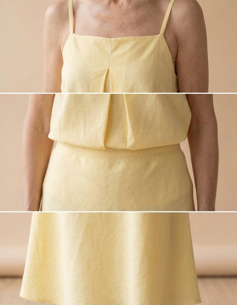 Adriana | Conjunto camisola y falda larga - Amarillo