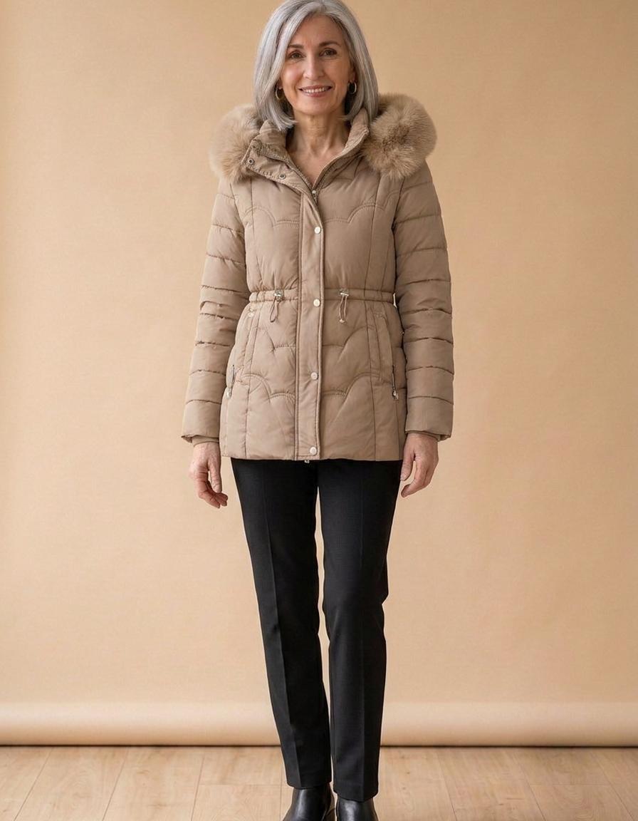 Yaiza | Parka con forro polar - Beige