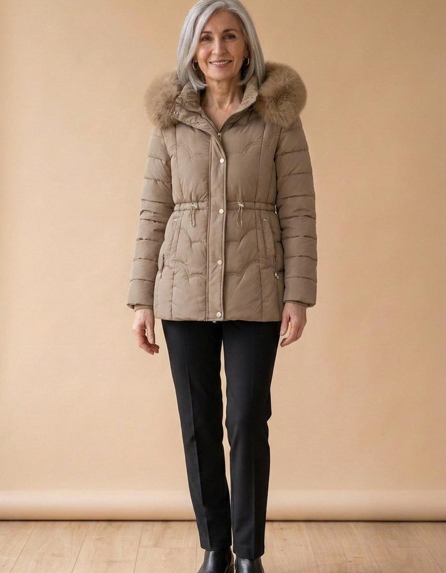 Yaiza | Parka con forro polar - Caqui