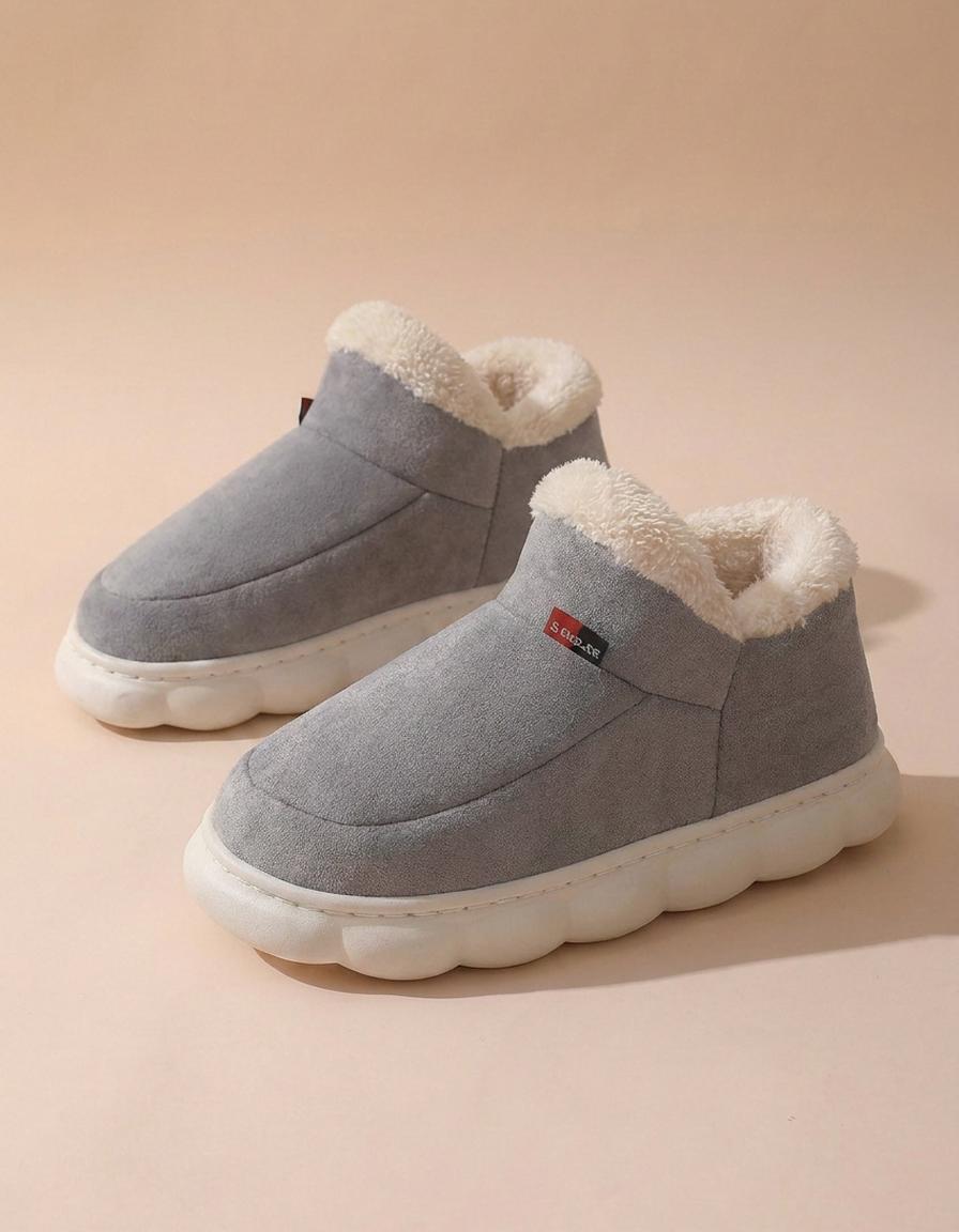 Berta | Botines acolchados con forro - Gris