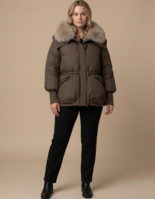 Victoria | Parka con cuello de pelo