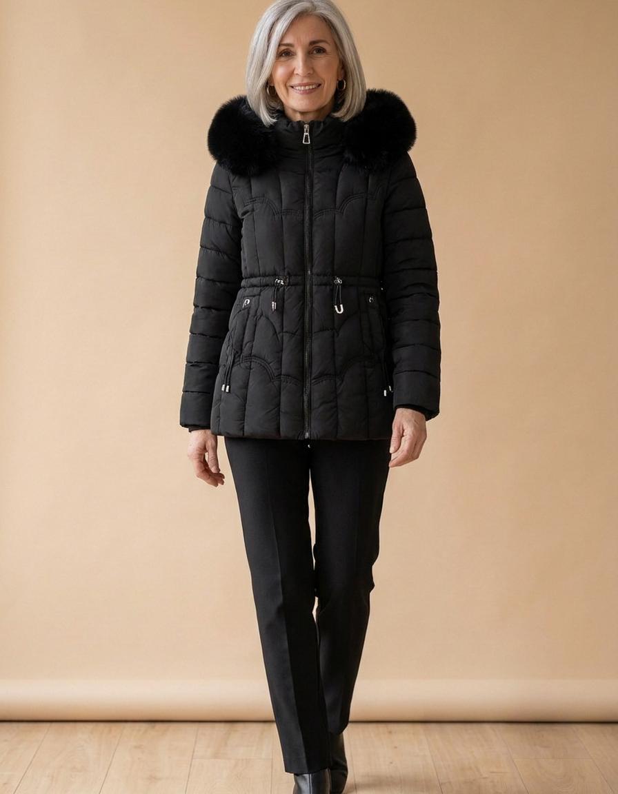Yaiza | Parka con forro polar - Negro