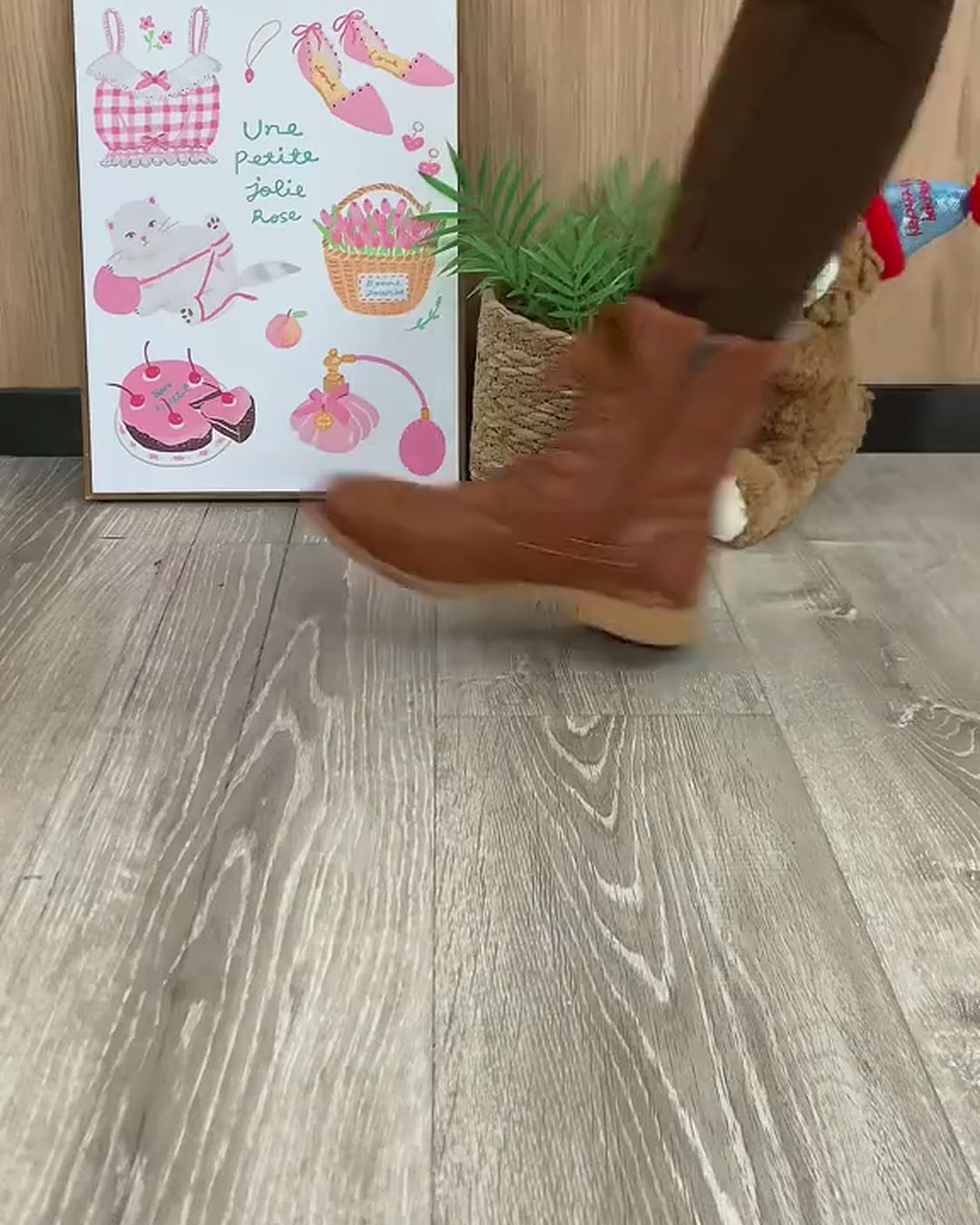 Catalina | Botas ortopédicas de piel con cremallera lateral