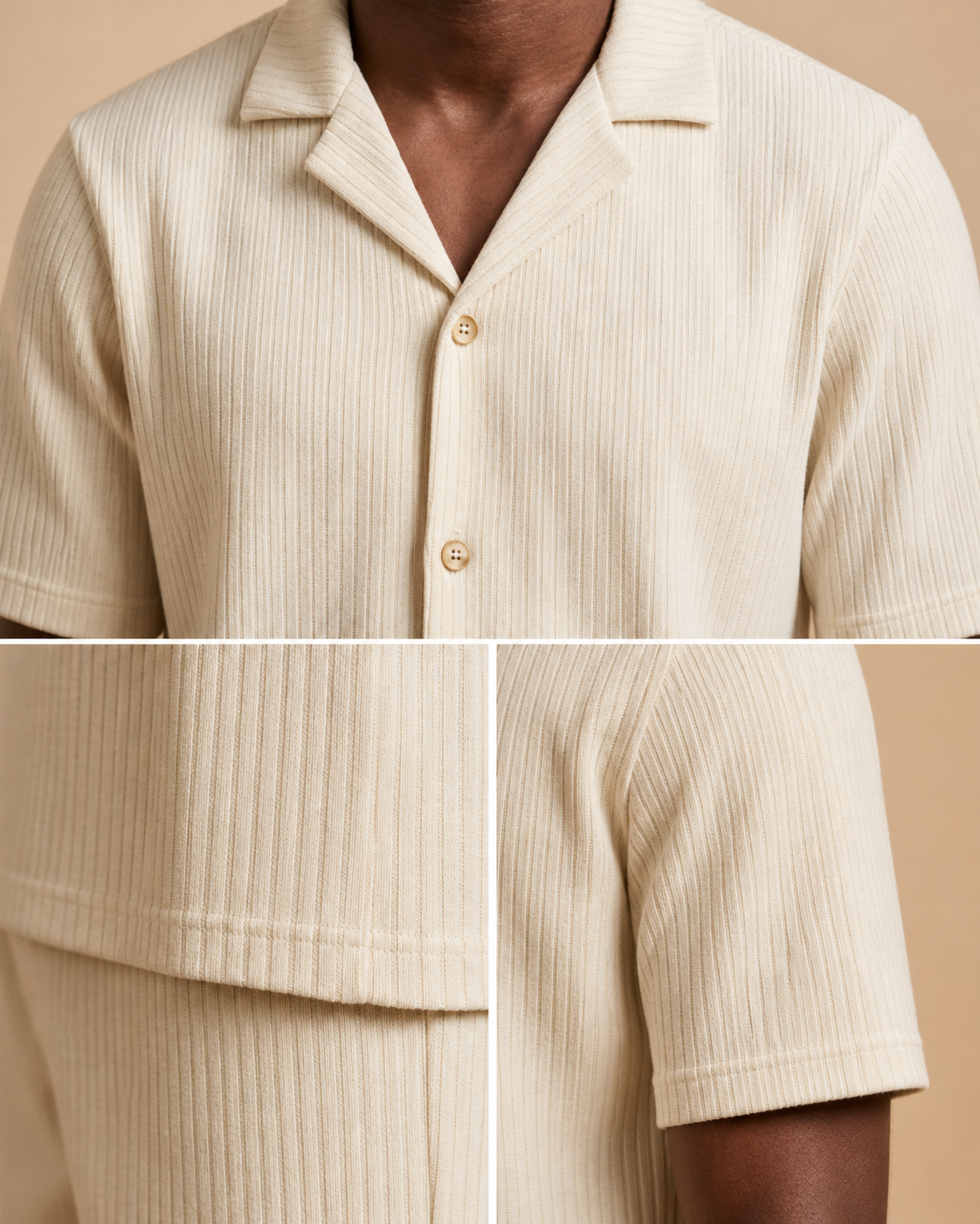 Elio | Conjunto texturizado de verano para hombre