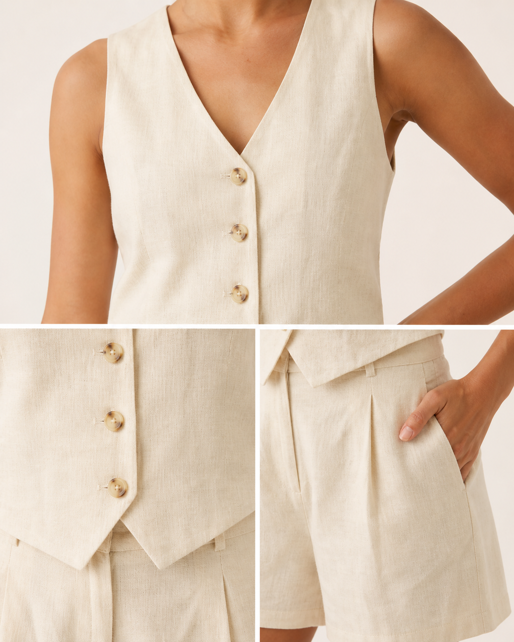 Sira | Conjunto de chaleco y pantalón corto